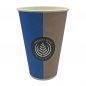 Preview: 1600 Stk. Automatenbecher "Specialty to go" 200 ml Ø 73x105 mm blau/braun